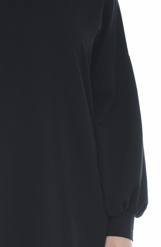 Bat Sleeve Sport Tunic Black 6366-02