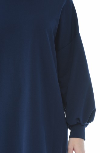 Bat Sleeve Sport Tunic Navy Blue 6366-03