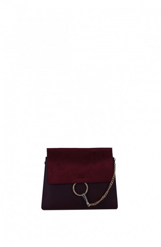 Claret Red Shoulder Bags 1022000354191