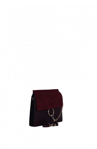 Claret Red Shoulder Bags 1022000354191