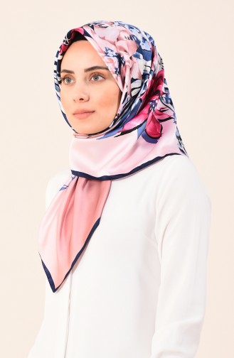 Karaca Patterned Rayon Scarf Powder Pink 90611-09