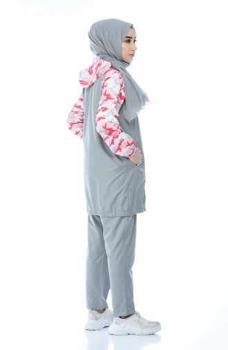 Ensemble Survêtement a Capuche 9090-05 Gris 9090-05