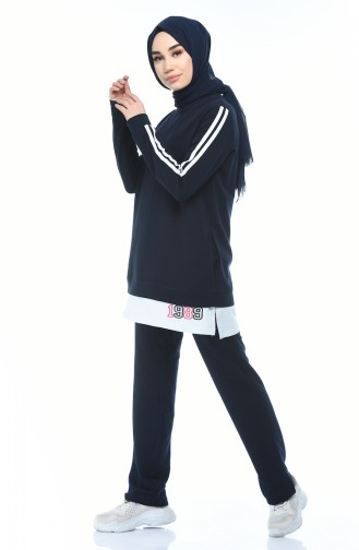 Navy Blue Tracksuit 9104-03