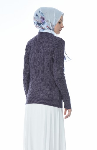 Tricot Pearl Sweater Purple 7701-03