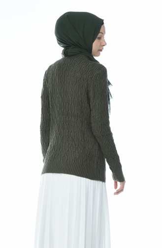 Pull Tricot Perlés 7701-08 Khaki 7701-08