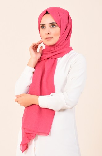 Düz Pamuksu Şal 4536-04 Pembe