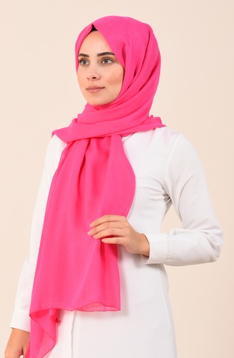 Düz Pamuksu Şal 4536-08 Şekerpembe