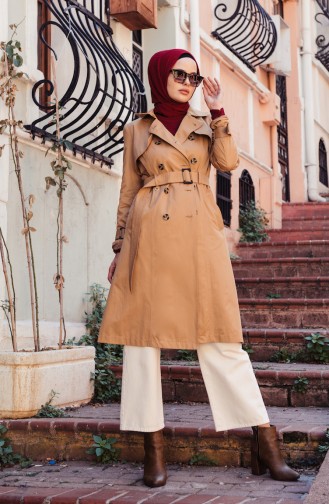 Kamel Trench Coats Models 6713-02