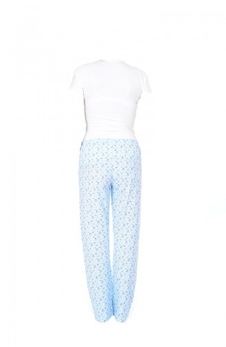 Pantalon Pyjama Pour Femme 27131 Bleu 27131