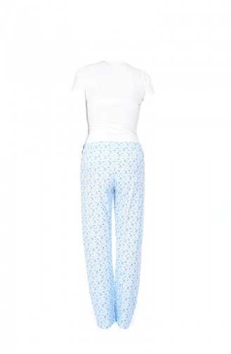 Damen Pyjamas 27131 Blau 27131