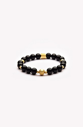 Black Onyx Natural Stone Bracelet 08-3007