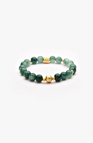 Canada Green Ceyid Natural Stone Bracelet 08-3010