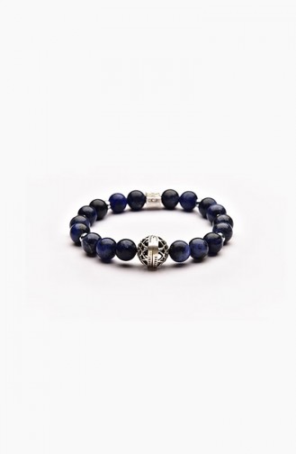 Sodalite Navy Blue Natural Stone Bracelet 08-3022