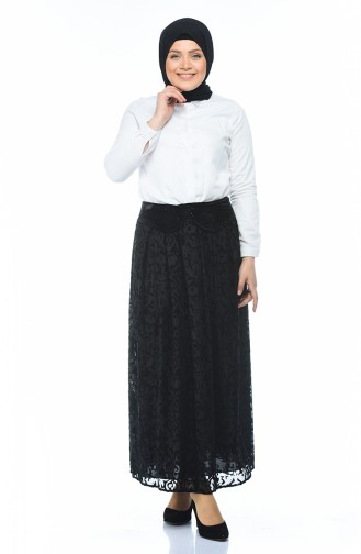 Patterned Skirt Black 3K2302600-01
