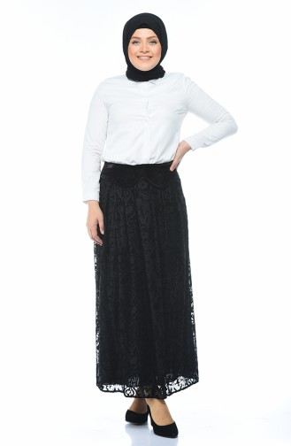 Patterned Skirt Black 3K2302600-01