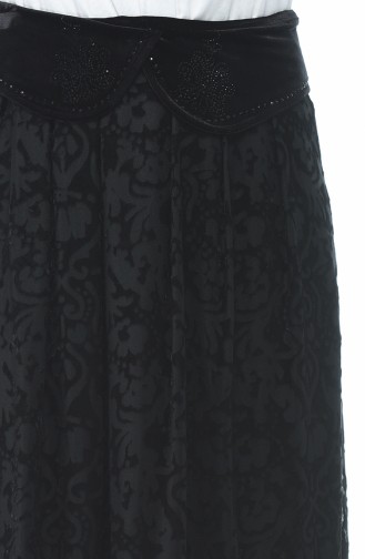 Patterned Skirt Black 3K2302600-01