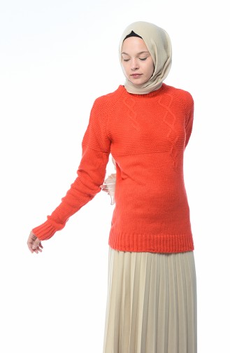 Tricot Sweater Coral 8021-09