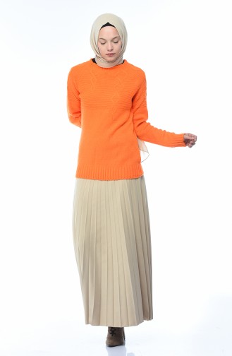 Pull Tricot 8021-10 Orange 8021-10