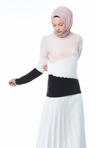 Pull Tricot 8023-08 Poudre Blanc 8023-08