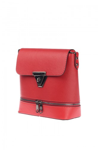 Women´s Cross Shoulder Bag Red 3008-06