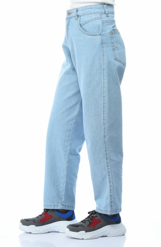 Pantalon Jean avec Poches 2599-04 Bleu Jean 2599-04