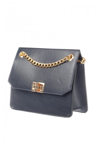 Women´s Cross Shoulder Bag Navy blue 4009-02