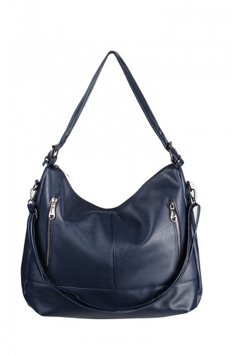 Women´s Cross Shoulder Bag Navy Blue 1000-02