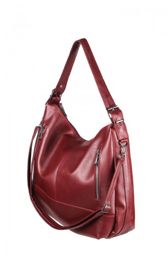 Claret Red Shoulder Bags 1000-03
