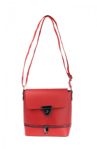 Women´s Cross Shoulder Bag Red 3008-06