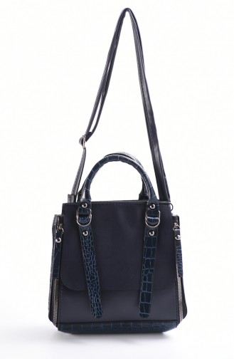 Women´s Shoulder Bag Navy Blue 07-03