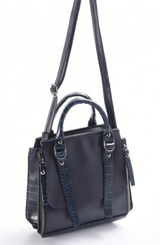 Women´s Shoulder Bag Navy Blue 07-03