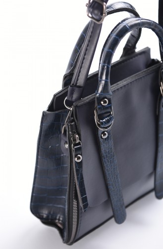 Women´s Shoulder Bag Navy Blue 07-03