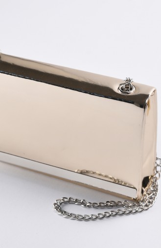 Women´s Mirror Evening Bag Gold Color 0506-01