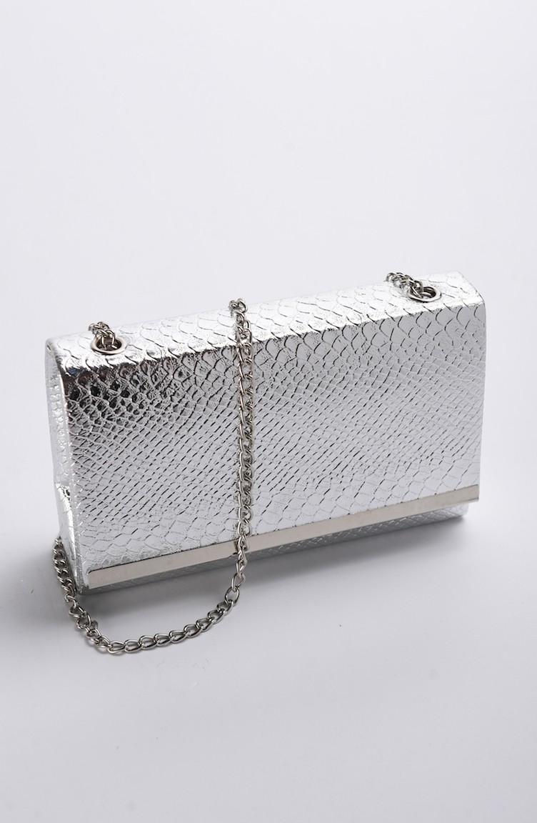 silver grey occasion bags