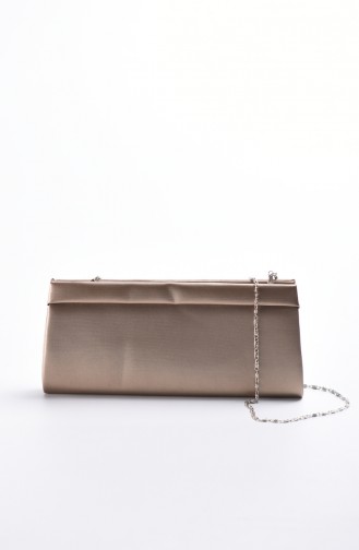 Women´s Fabric Evening Bag Bronze Color 0508-05