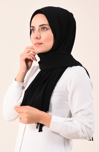 Sandy Pratik Şal 1051-04 Siyah