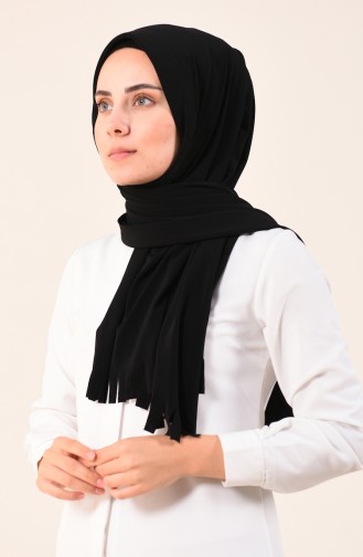 Sandy Pratik Şal 1051-04 Siyah