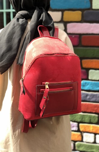 Sac a Dos Pour Femme TUA18-02 Rouge 18-02