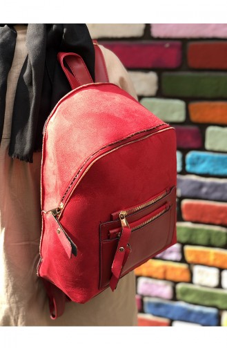 Sac a Dos Pour Femme TUA18-02 Rouge 18-02