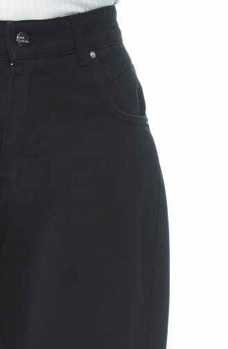 Pocket Jeans Pants Black 2599-02