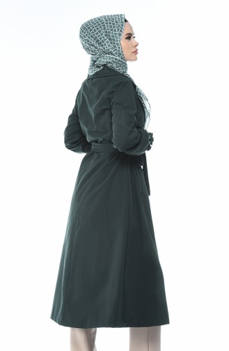 Emerald Trench Coats Models 1260-05