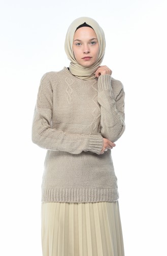 Tricot Sweater Mink 8021-08