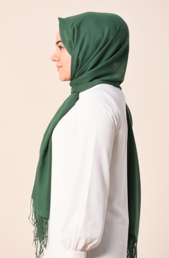 Plain Cotton Shawl Green 490-103