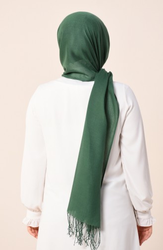 Plain Cotton Shawl Green 490-103