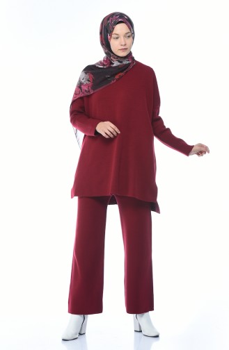 Tunic Trousers Double Suit 4175-03 Burgundy 4175-03