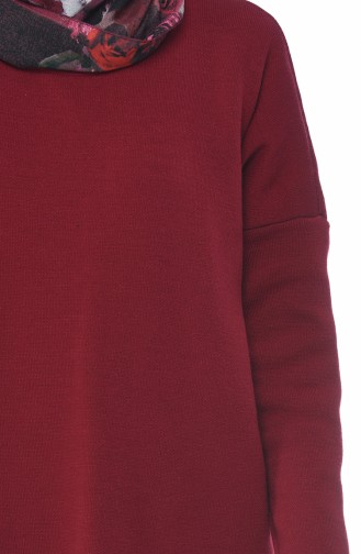 Tunik Pantolon İkili Takım 4175-03 Bordo