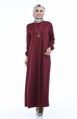 Robe Hijab Bordeaux 0103-01