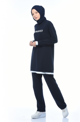 Navy Blue Tracksuit 9118-02