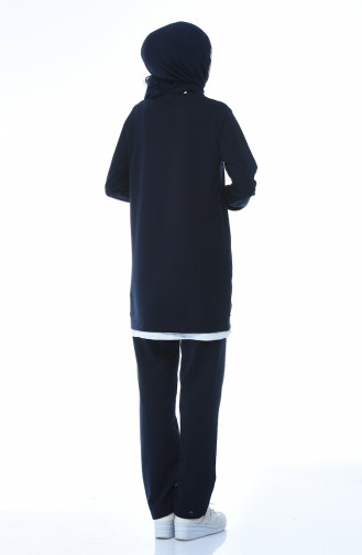 Navy Blue Tracksuit 9118-02