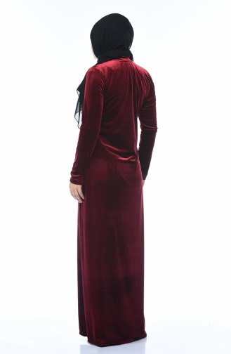 Claret Red Abaya 1915-04